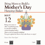 DIY Mother's Day Hanging Basket Workshop