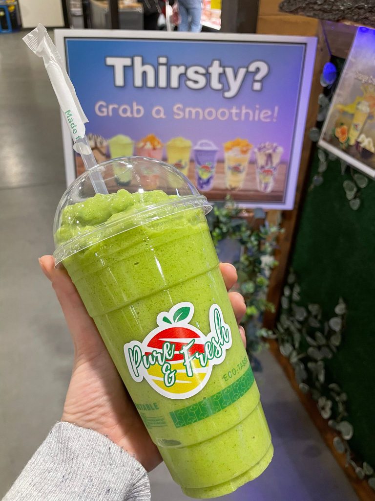 Pure and fresh smoothies green burst