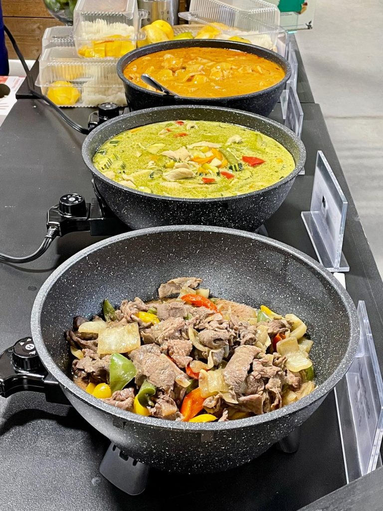 A selection of curries